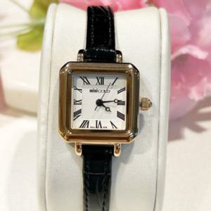 미니골드 어썸 블랙  가죽시계 WSB010LWBK