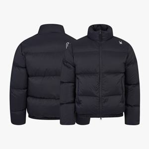 [스파이더] 공용 백 로고 다운 점퍼 SPIWCNDJ302UBLK
