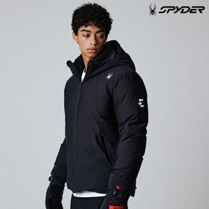 [스파이더] 공용 유로스포츠 스트레치 다운 점퍼 SPIWCNDJ221UBLK