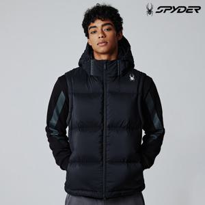 [스파이더] 공용 볼륨 다운 점퍼 베스트 SPIWCNDV301UBLK