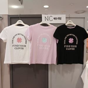 [오후]예쁜 크로버~~여아 그래픽 반팔티 OHRA24451