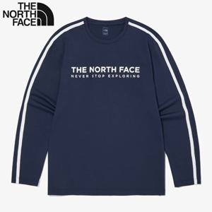 노스페이스 NT7TQ18C 남성 아이스 바이브 긴팔 라운드티 KR