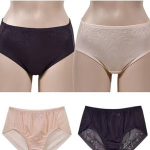 편한 크리비아 햄라인 여 삼각 팬티 플라워 누디