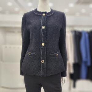 [조이너스]여성 브랜드 라운드 트위드 24신상 겨울 봄 자켓JES2W