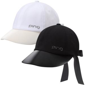 [핑골프]여성 와이드챙 뒷리본 볼캡 121D3CP151