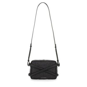 알렉산더맥퀸 남성 블랙 HARNESS 크로스백 726292_1AAQ01000
