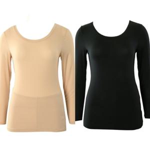 몸에 착 감기는 편안한 콜라겐 극세사 여성내복 동내의상의 WLG2451C