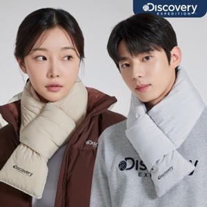 디스커버리 남여공용 레스터 로고프린트 패딩 머플러 DXDC4914N