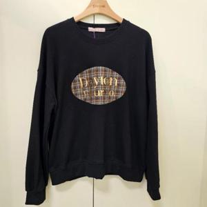 스테파니 HC07 리얼 체크프린팅  맨투맨 A24TS4326