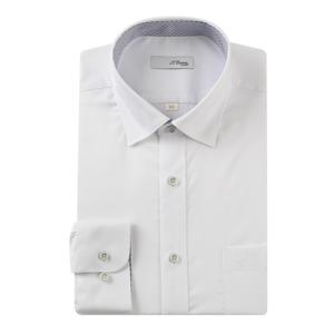 [에스티듀퐁(셔츠)]2종 화이트/블루 솔리드 TR스판 일반핏셔츠 정장룩코디 SE4FM11LS102SWH