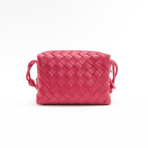 보테가베네타 루프 미니 카메라 크로스백 680254 V1G11 6419 크랜베리