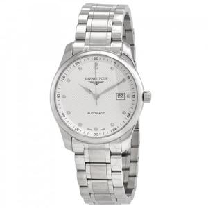 론진 마스터 오토매틱 다이아몬드 화이트 다이알 남성용 시계 L27934776