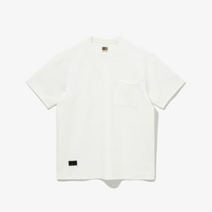 뉴에라 13679565 [블랙라벨] 레귤러 반팔 티셔츠 오프 화이트