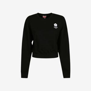 겐조 보크 크롭 맨투맨 블랙 여성 FE6 2SW166 4MI 99J