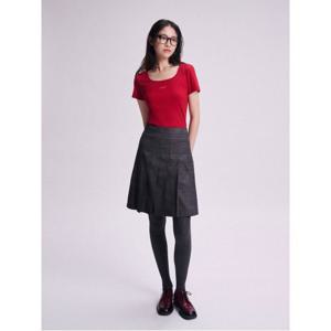 [빈폴레이디스] [B. my] 슬림핏 반소매 티셔츠  레드 (BF4842N016)