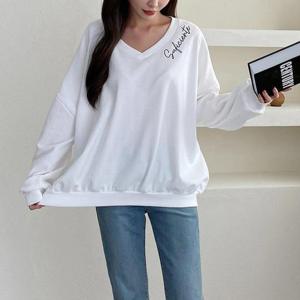 빅사이즈 412 베이직무지브이맨투맨 DILB185