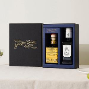 [구스토이탈리아]주세페주스티 4메달 큐빅 발사믹식초+산도메니코 올리브오일 250ml 세트