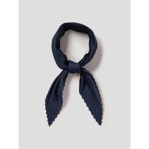 [로가디스] 폴리혼방 플리츠 스카프 - 네이비 (MA5184R01R)