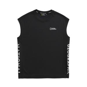 내셔널지오그래픽키즈 K232UTS420 메쉬 슬리브리스 CARBON BLACK