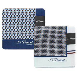 [에스티듀퐁(셔츠)]25 S/S 남성 순 면 프린트 손수건 2종 (SE5SMA381004SBU)