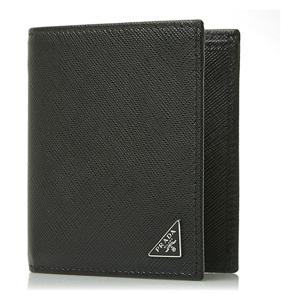 프라다 사피아노 레더 지갑 블랙 2MO004 QHH F0002