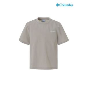 [컬럼비아 키즈]키즈 우븐 반팔 티셔츠_베이지 (C62-YMK606)