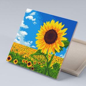 보석십자수 명화 풍경 해바라기 친구 30x30