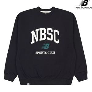 뉴발란스 NBNCD13013-BK NB SPORTS CLUB 맨투맨 VER 남녀공용 긴팔티