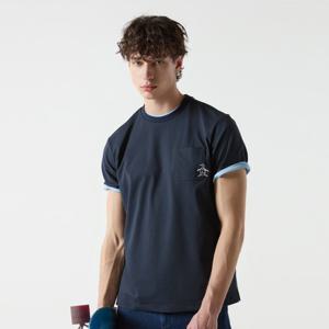 [먼싱웨어][30%OFF]남성 에센셜 라운드 티셔츠 다크네이비(MQ221MTS41)