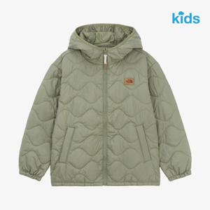 노스페이스키즈 점퍼 NJ3NR55T 그린 마일로 히트 후디 경량패딩