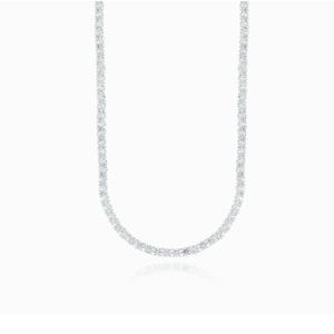 [로이드] 화이트 타임리스 3MM 베이직 테니스 목걸이 LLNB23303T