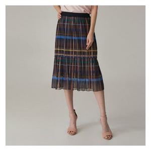 [올리비아로렌]체크 주름 스커트___VOCDKXM5212
