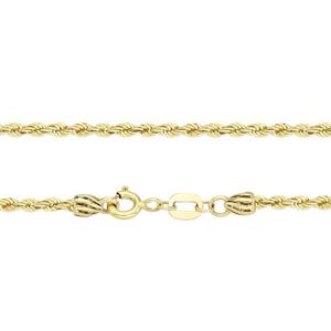 [미니골드] 할로우 로프체인 목걸이 NJUS4072