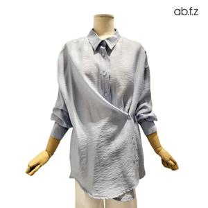 [에이비에프지]언발란스 디테일 포인트 롱 긴팔 블라우스 APZ2QB33D