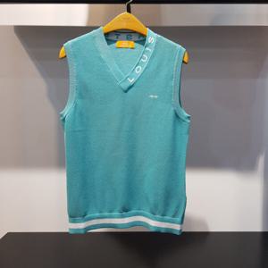 [루이까스텔]여성어라운드로고포인트스카시쿨베스트/7LEVT302L_B