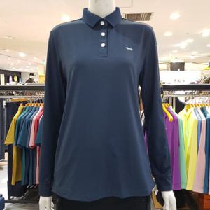 [루이까스텔]여성로고포인트긴팔카라티셔츠/7LETS303X_BP