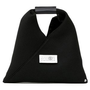 25 FW MM6 메종 마르지엘라 넘버 패치 미니 메쉬 재패니스 토트백 블랙 SB6WD0013P5752T80