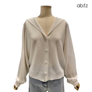 [에이비에프지]긴팔 써머 후드 니트 가디건 APZ2HY36E