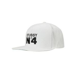 스투시 NO 4 포인트 크라운 캡 화이트 1311064