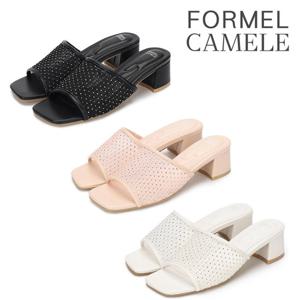 [포멜카멜레(슈즈)]카멜 네트시스루 뮬02 3종택1 FLS1F1SS015 (2cm)