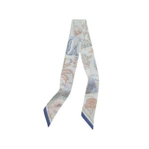 에르메스 프레셔스 파라다이스 트윌리 그리 뻬를르 블루 비프 로즈 빨 H064094S02