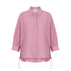 [에이비에프지]밑단 셔링 포인트 7부 블라우스 APZ2HB011E