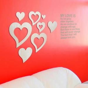 아트박스/디자인베이 [우드스티커] 우든하트 (반제품)