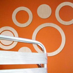 아트박스/디자인베이 [우드스티커] 우든서클 (반제품)