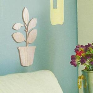 아트박스/디자인베이 [우드스티커] 우든화분 (반제품)