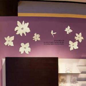 아트박스/디자인베이 [우드스티커] 로맨틱플라워 (반제품)