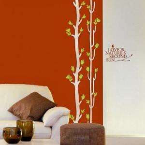 아트박스/디자인베이 [우드스티커] 초록멜로디 (반제품)