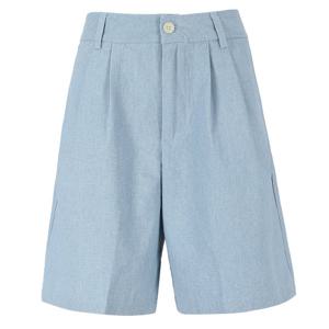 [에이비에프지]써머 핀턱 5부 면 반바지 APZ2ZP36F