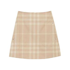 버버리 체크 프린트 A라인 스커트 8065821