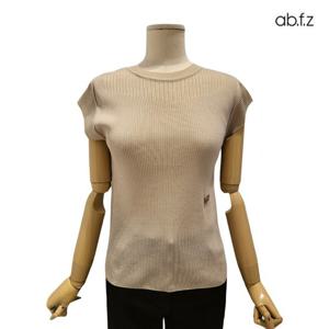 [에이비에프지]라운드넥 골지 민소매 니트 APZ2HW52F